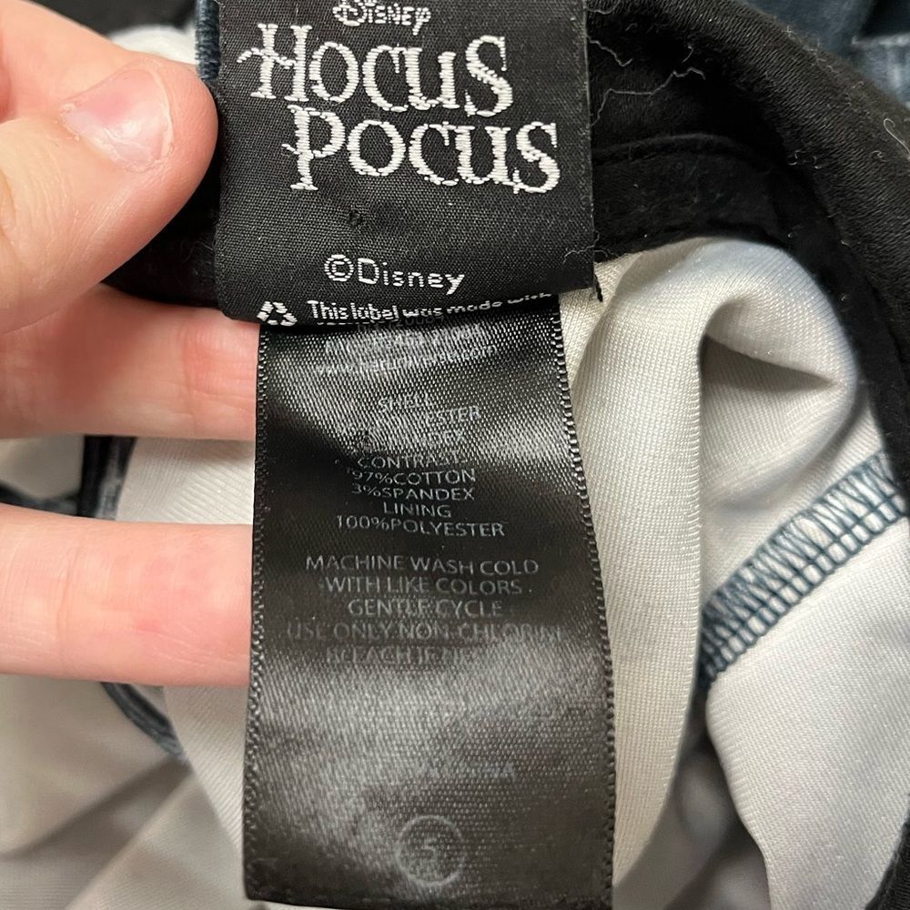 Hot Topic Plus Size Velvet Disney Hocus Pocus Symbols Collar Dress SZ 5X Witchy - Picture 5 of 5
